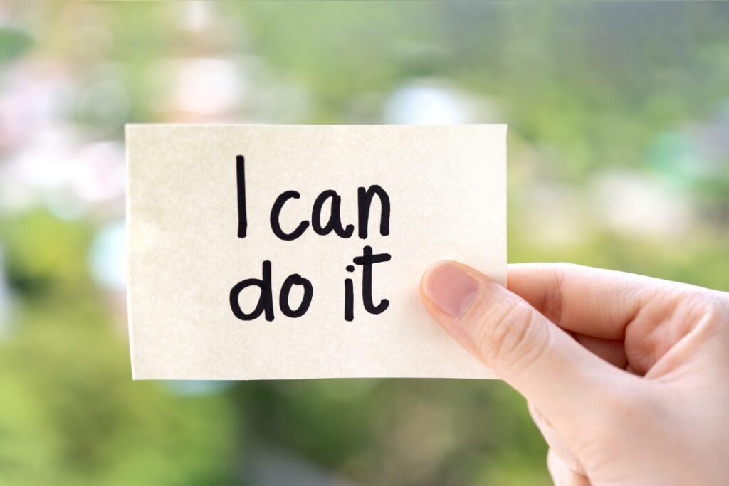 I can do it